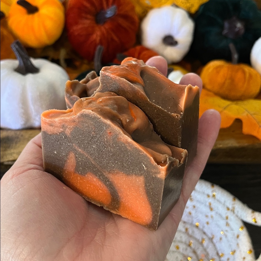 Pumpkin Spice Goats Milk Soap Set - Picture 4 of 6